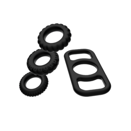 ADDICTED TOYS - SET DI ANELLI PER CAZZO - 4 PEZZI