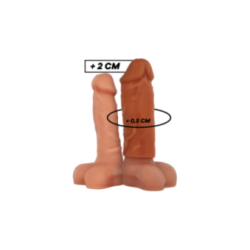 VIRILXL - ESTENSIONE DEL PENE IN SILICONE LIQUIDO V3 MARRONE