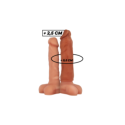 VIRILXL - ESTENSIONE DEL PENE IN SILICONE LIQUIDO V5 MARRONE