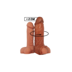 VIRILXL - ESTENSIONE DEL PENE IN SILICONE LIQUIDO V7 MARRONE