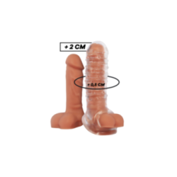 VIRILXL - ESTENSIONE E GUAINA PER PENE V15 TRASPARENTE