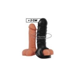 VIRILXL - ESTENSIONE E GUAINA PER PENE V15 NERO