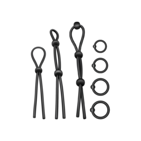 ADDICTED TOYS - SET DI ANELLI PER IL CAZZO FLESSIBILI IN SILICONE 7 PEZZI