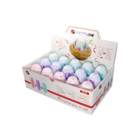 PRETTY LOVE - UOVO MASTURBATORE DOPPIO LOVE - 15 UNIT