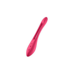 SATISFYER - MULTI VIBRATORE ELASTIC JOY ROSSO