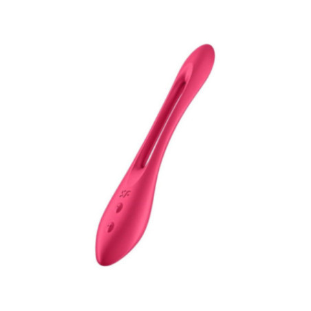 SATISFYER - MULTI VIBRATORE ELASTIC JOY ROSSO
