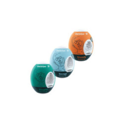 SATISFYER - 3 UOVA MASTURBATORI NAUGHTY, SAVAGE & CRUNCHY