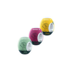 SATISFYER - 3 UOVA MASTURBATORI RIFFLE, BUBBLE E FIERCE