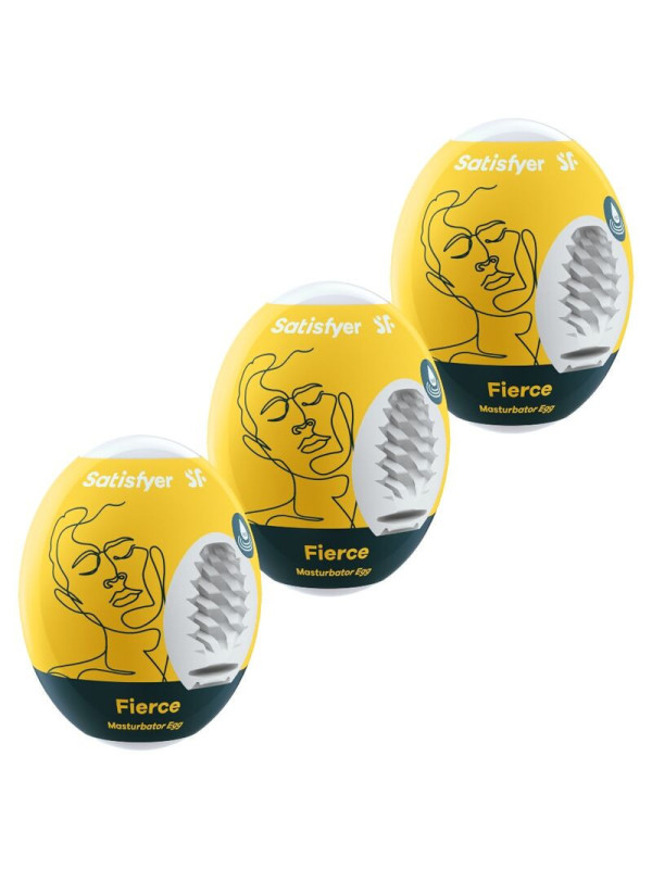 SATISFYER - 3 UOVA MASTURBATORI FIERCE