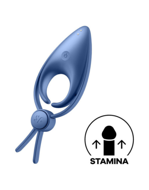 SATISFYER - VIBRATORE AD ANELLO SNIPER BLU