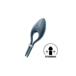 SATISFYER - ANELLO VIBRATORE DUELIST GRIGIO