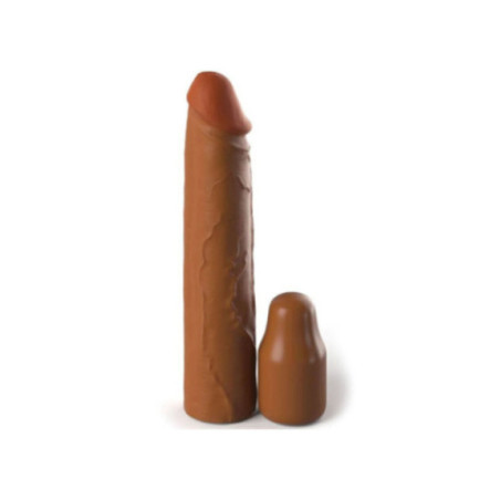 FANTASY X- TENSIONS - PIPEDREAMS MANICOTTO 20,32 CM + 5,00 CM POLLICE TAPPO CARAMELLO