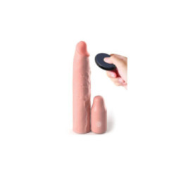 FANTASY X- TENSIONS - PIPEDREAMS SLEEVE 22,86 CM + 7,62 CM PLUG REMOTE SKIN