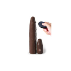 FANTASY X- TENSIONS - PIPEDREAMS MANICOTTO 22,86 CM + 7,62 CM SPINA TELECOMANDO MARRONE