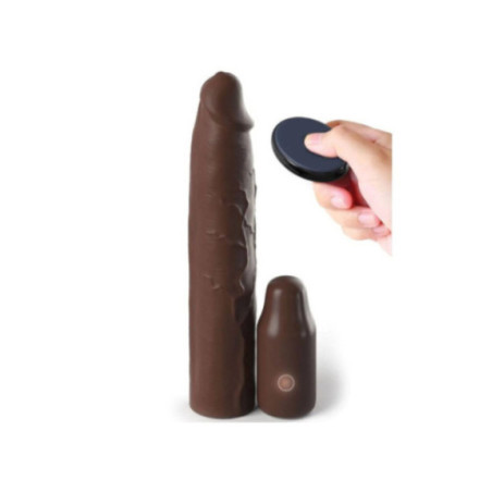FANTASY X- TENSIONS - PIPEDREAMS MANICOTTO 22,86 CM + 7,62 CM SPINA TELECOMANDO MARRONE