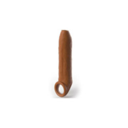 PIPEDREAMS - MANICA UNCUT 17,78 CM W CINTURINO CARAMELLO