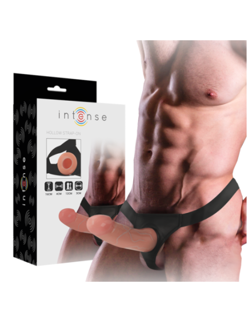 INTENSE - IMBRACATURA CAVA CON DILDO 16 X 3 CM