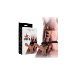 INTENSE - IMBRACATURA CAVA CON DILDO IN SILICONE 16 X 3,5 CM
