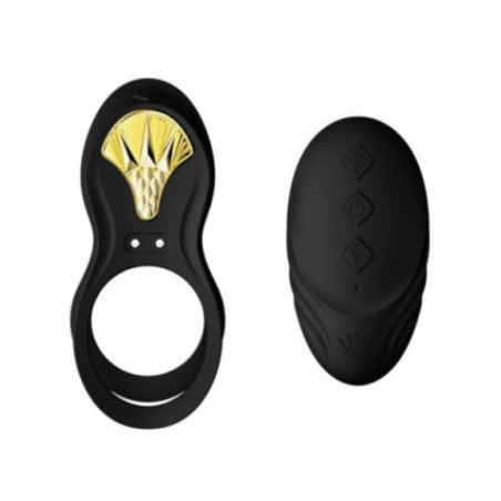 ZALO - ANELLO PER COPPIE VIBRANTI BAYEK NERO