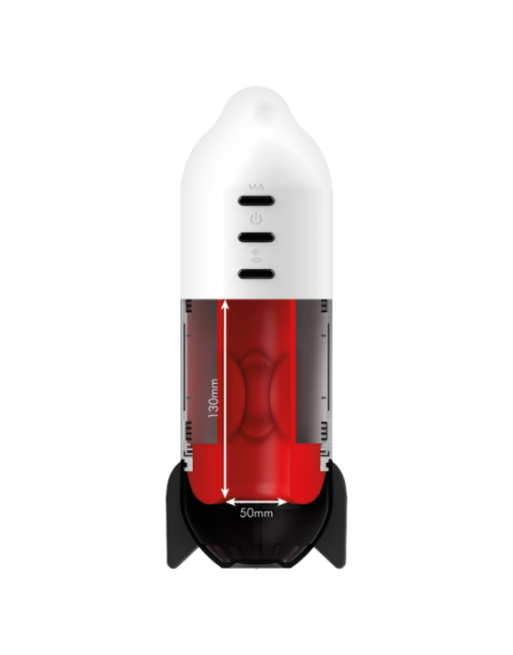 JAMYJOB - ROCKET MASTURBATOR TECNOLOGIA DI COMPRESSIONE MORBIDA E VIBRAZIONE