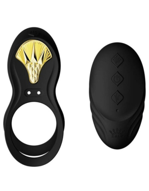 ZALO - ANELLO PER COPPIE VIBRANTI BAYEK NERO