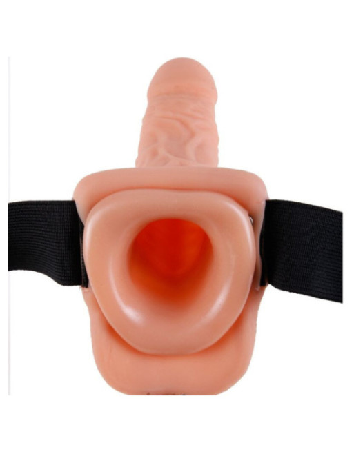 FETISH FANTASY SERIES - IMBRAGATURA REGOLABILE TELECOMANDO PENE REALISTICO CON TESTICOLI 23 CM