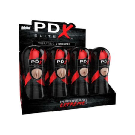PDX ELITE - SET STROKER 12 UNIT: 6X VAGINA, 3X ANO, 3X BOCCA