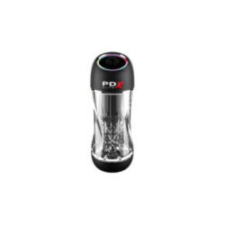 PDX ELITE - VIBRATORE STROKER VIEWTUBE PRO TRASPARENTE