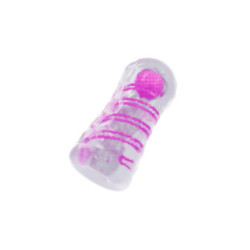 PRETTY LOVE - MASTURBATORE MASCHILE FANTASY CON SPIRALE INTERNA E SFERE TRASPARENTI