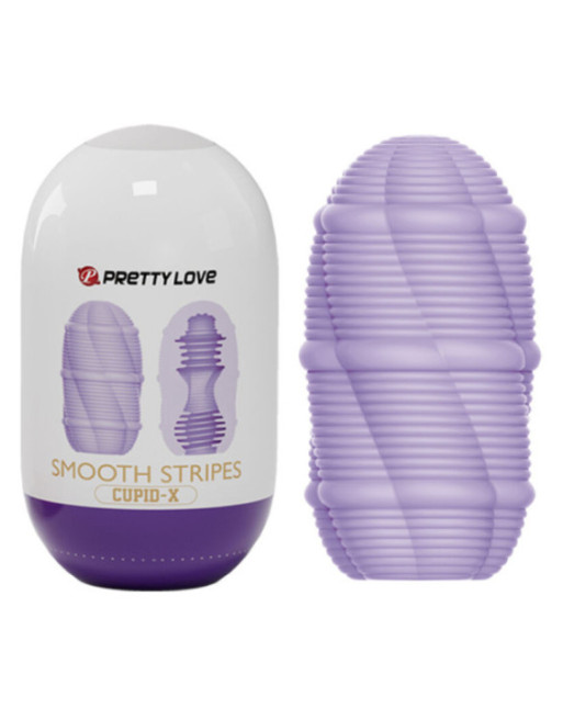 PRETTY LOVE - UOVO MASTURBATORE CUPIDO A STRISCE LISCE