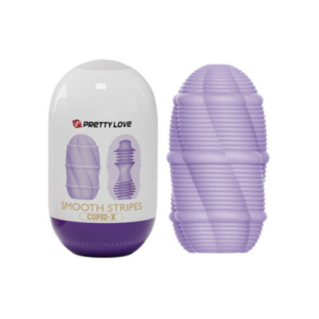PRETTY LOVE - UOVO MASTURBATORE CUPIDO A STRISCE LISCE