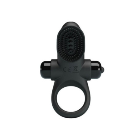 PRETTY LOVE - ANELLO VIBRATORE II PER IL PENE NERO