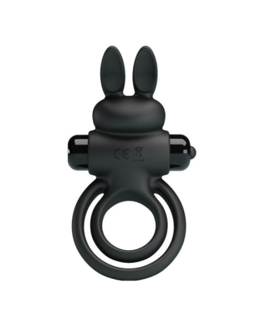 PRETTY LOVE - ANELLO VIBRATOR III RABBIT PER PENE NERO