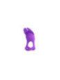 PRETTY LOVE - SILAS ANELLO PER PENE VIBRANTE 7 VIBRAZIONI IN SILICONE VIOLA