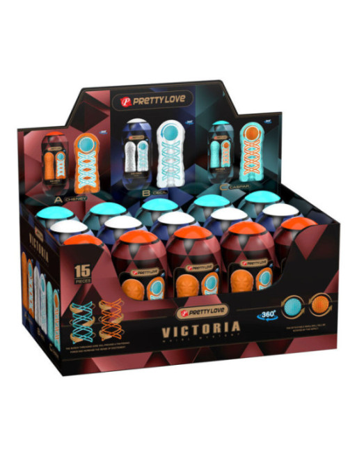 PRETTY LOVE - MASTURBATORE VICTORIA 15 PEZZI