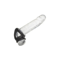 CALEXOTICS - ALPHA ANELLO DUAL CAGE NERO