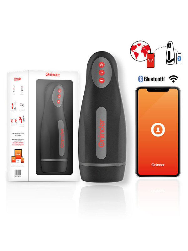 ONINDER - SEOUL MASTURBATORE MASCHILE RICARICABILE 10 VELOCITÀ - APP GRATUITA