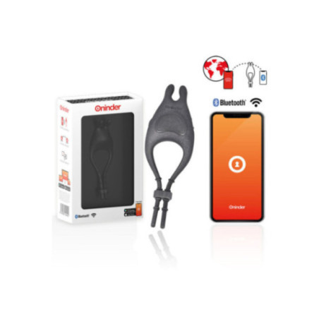 ONINDER - ANELLO VIBRATORE REGOLABILE RICARICABILE PAMPA CON STIMOLATORE CLITORIDE 10 VELOCITÀ - APP GRATUITA