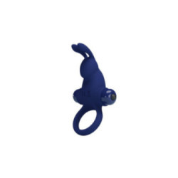 PRETTY LOVE - JIRO ANELLO CONIGLIO CON VIBRAZIONE BLU