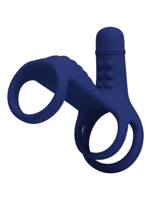 PRETTY LOVE - ANELLO VIBRANTE ELISH CON ESTENSIONE BLU