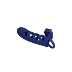 PRETTY LOVE - ALTAF ANELLO VIBRATORE CON GUAINA IN SILICONE BLU