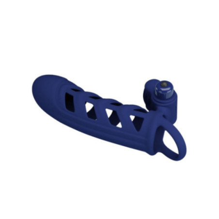 PRETTY LOVE - ALTAF ANELLO VIBRATORE CON GUAINA IN SILICONE BLU