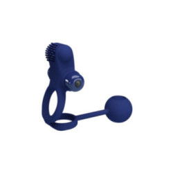 PRETTY LOVE - REMINGTON DOPPIO ANELLO VIBRANTE CON SPINA BLU
