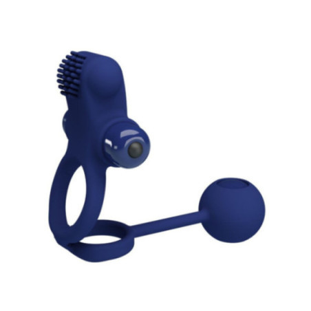 PRETTY LOVE - REMINGTON DOPPIO ANELLO VIBRANTE CON SPINA BLU