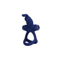 PRETTY LOVE - LUCHITO ANELLO VIBRANTE DOPPIO CONIGLIO BLU