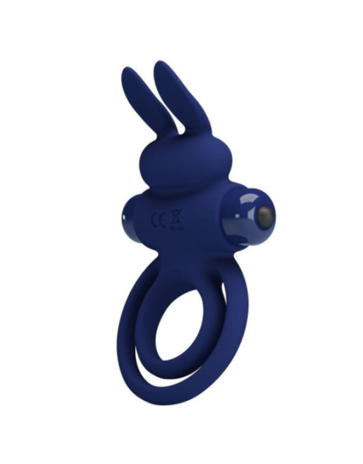 PRETTY LOVE - DAREY DOPPIO ANELLO VIBRANTE CONIGLIO BLU