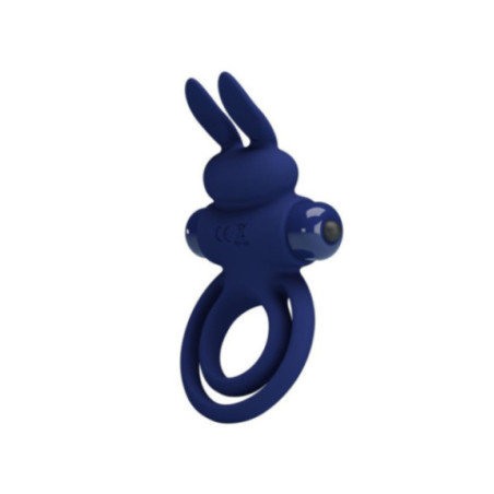PRETTY LOVE - DAREY DOPPIO ANELLO VIBRANTE CONIGLIO BLU