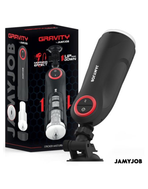 JAMYJOB - MASTURBATORE VAGINALE AUTOMATICO A GRAVITÀ 5 MODALITÀ DI ASPIRAZIONE