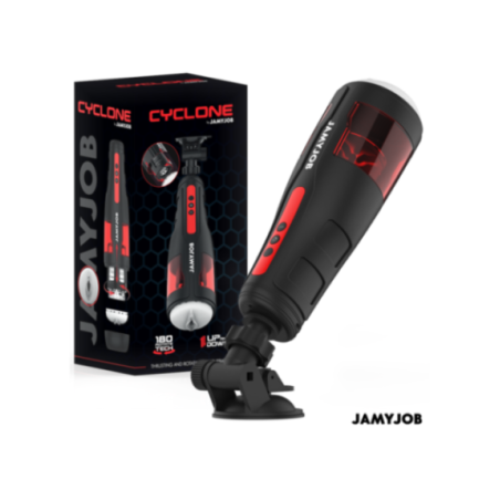 JAMYJOB - MASTURBATORE VAGINA AUTOMATICO CYCLONE 10 MODALITÀ DI ROTAZIONE E SPINTA