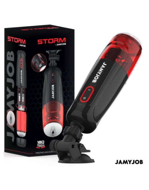 JAMYJOB - STORM MASTURBATORE VAGINA AUTOMATICO 10 MODALITÀ DI ROTAZIONE E SPINTA
